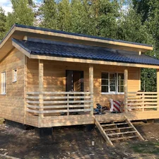 Компактный каркасный дом за 2 недели